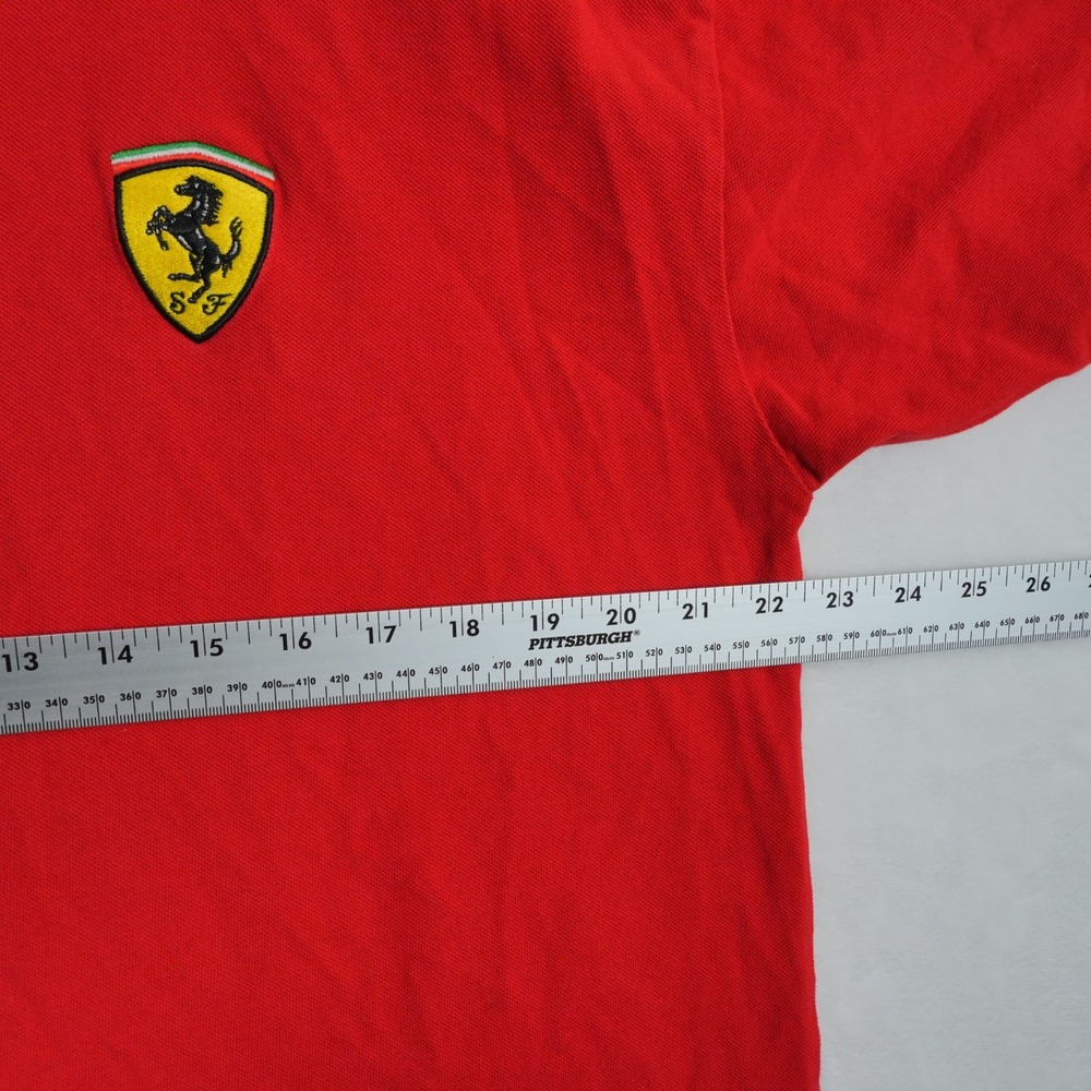 Ferrari Scarlet Polo with Emblem - Picture 10 of 10